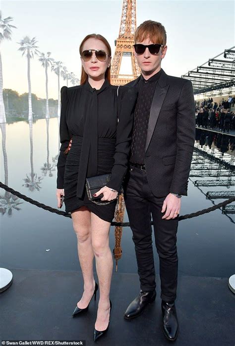 lindsay lohan ysl